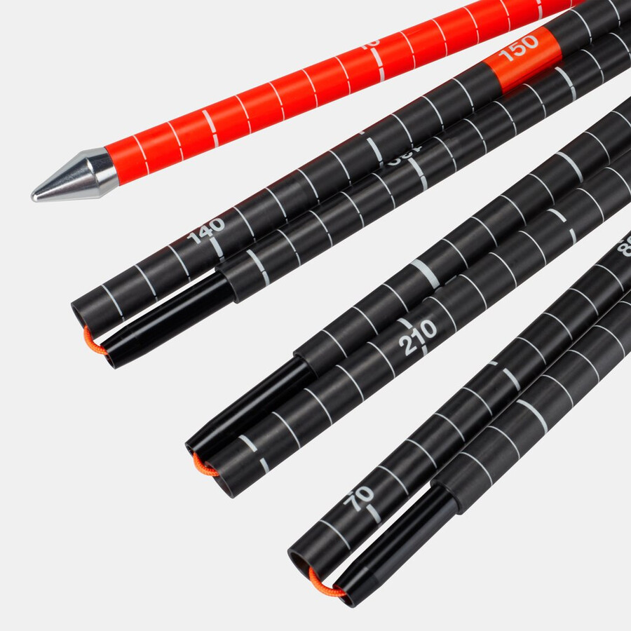 sonda de carbono 240 luz laranja vibrante