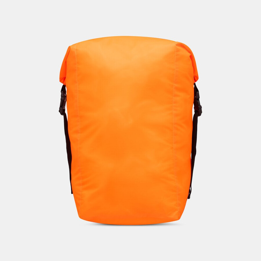 saco de compressão laranja vibrante