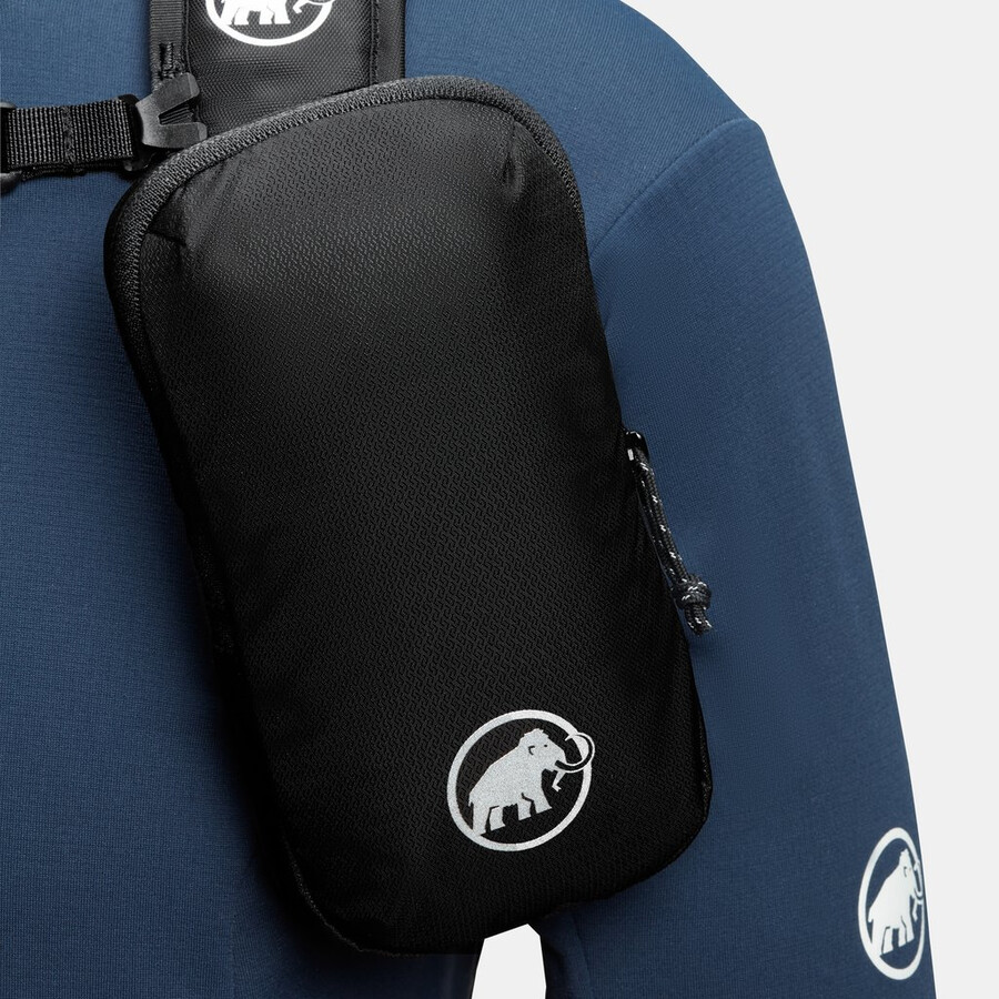 bolso adicional para alça de ombro com bateria de lítio tamanho g preto.