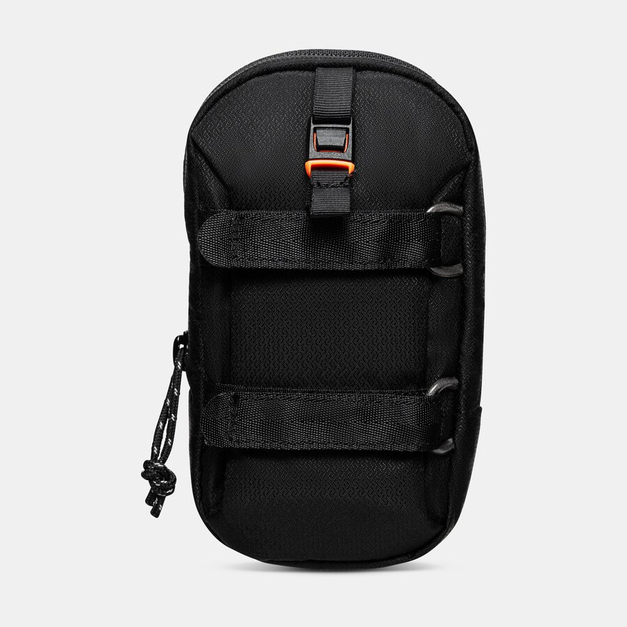 bolso adicional para alça de ombro com bateria de lítio tamanho p preto.