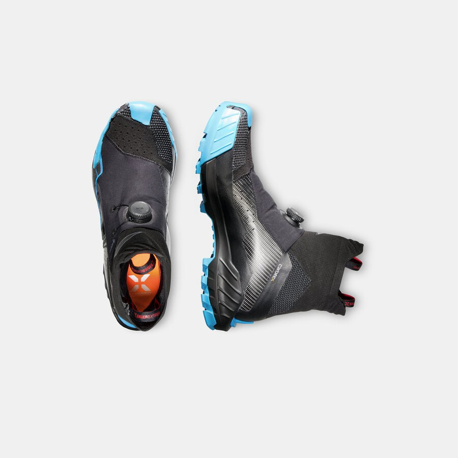 eiger speed boa high gtx feminino preto-céu