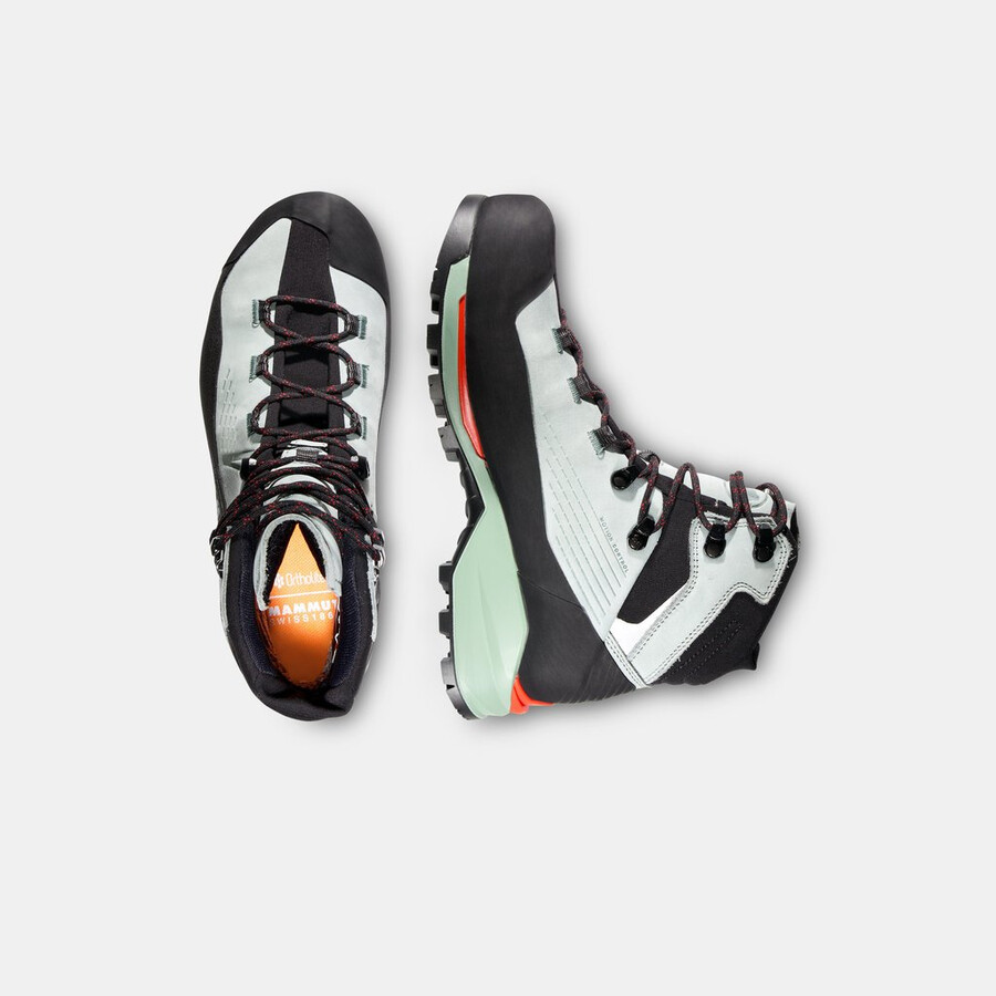 kento guide ii high gtx feminino prata sálvia-preto