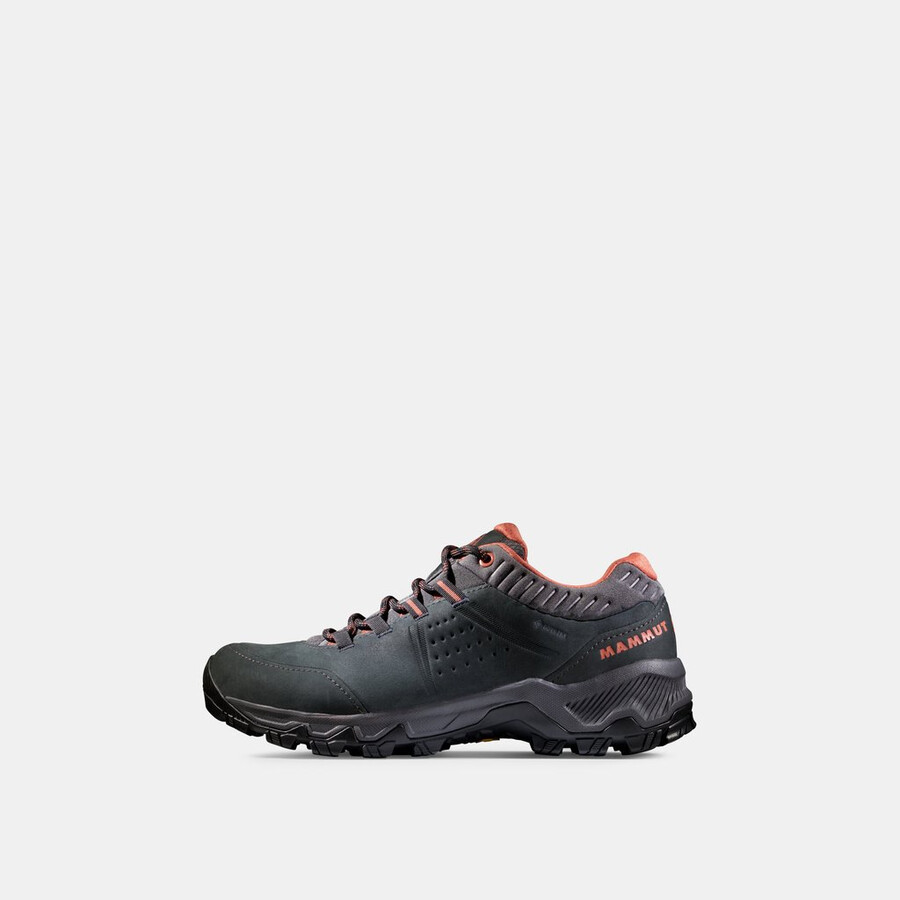nova iv low gtx feminino preto-damasco conhaque