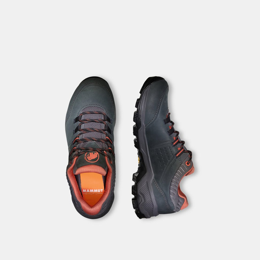 nova iv low gtx feminino preto-damasco conhaque