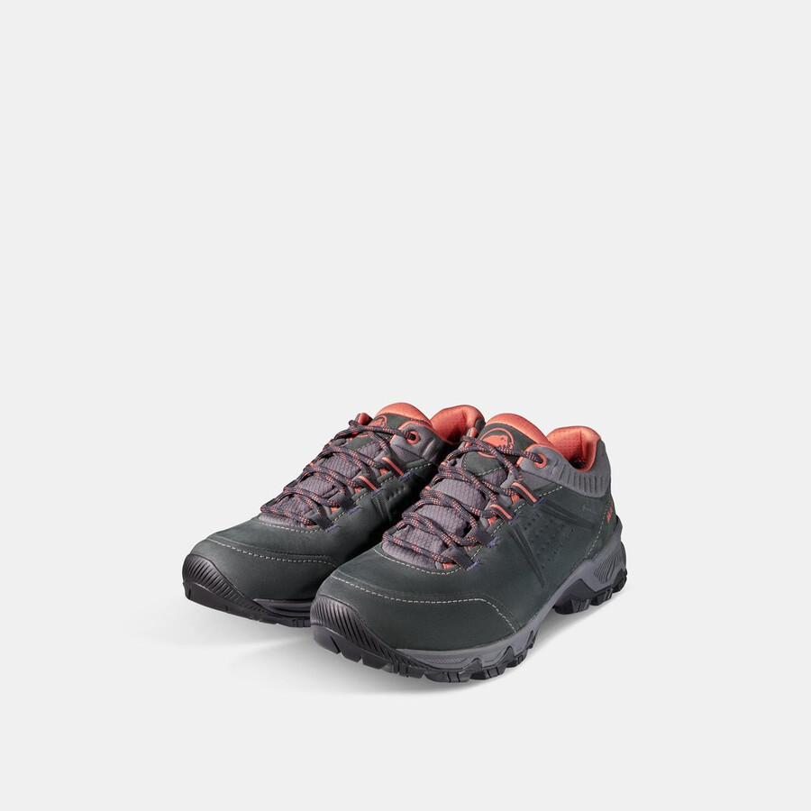 nova iv low gtx feminino preto-damasco conhaque