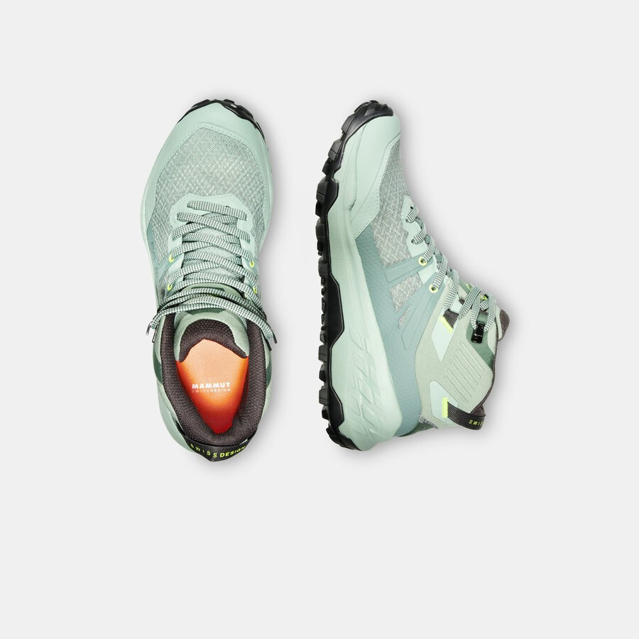 sertig ii mid gtx feminino jade-jade escuro