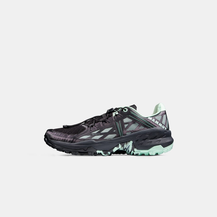 sertig tr low gtx feminino preto-jade escuro