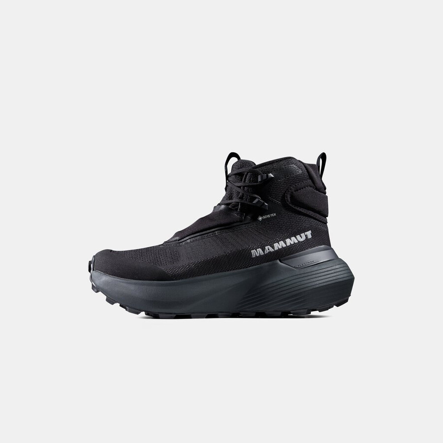 aenergy ultra mid gtx feminino preto-aço escuro